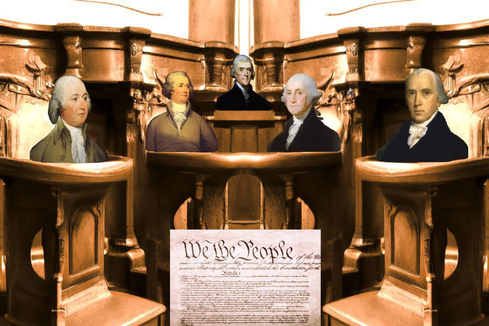 Founding Fathers Meeting Art | Viewfinder Arts LLC