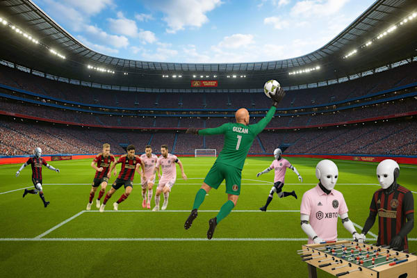 Foosball Soccer Fantasy Art | Viewfinder Arts LLC