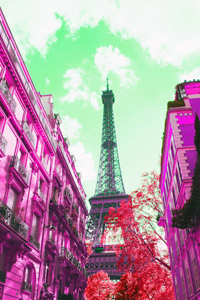 Eiffel Tower Down The Street Art | Viewfinder Arts LLC