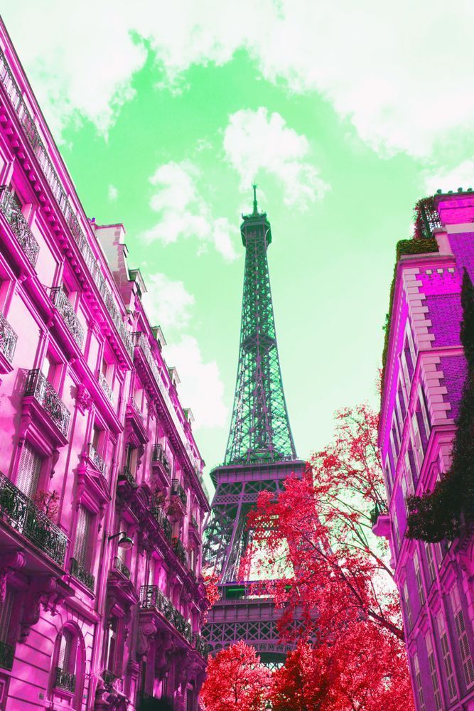 Eiffel Tower Down The Street Art | Viewfinder Arts LLC