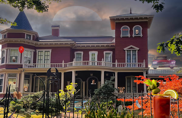King Maine Mansion Tribute Art | Viewfinder Arts LLC