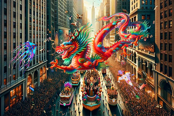 Nyc Chinese New Year Parade Art | Viewfinder Arts LLC