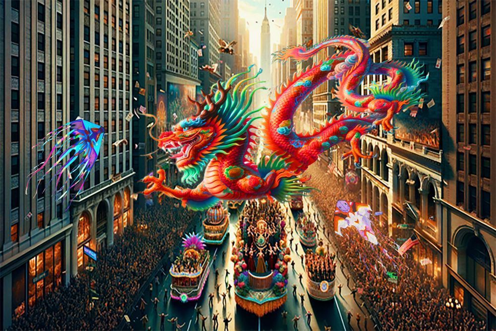 Nyc Chinese New Year Parade Art | Viewfinder Arts LLC