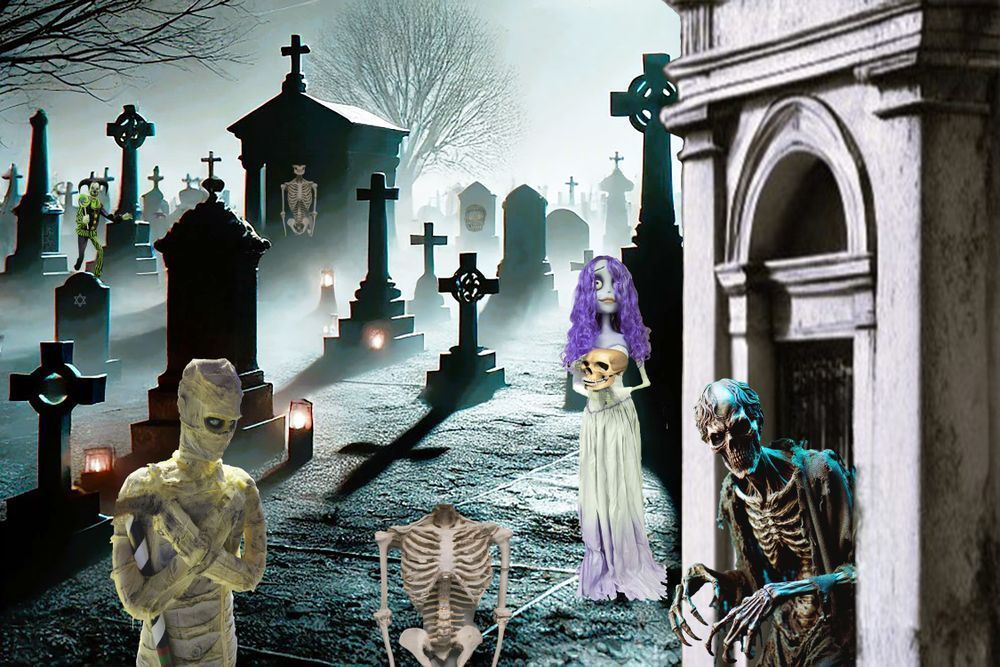 Night Time Cemetery Art | Viewfinder Arts LLC