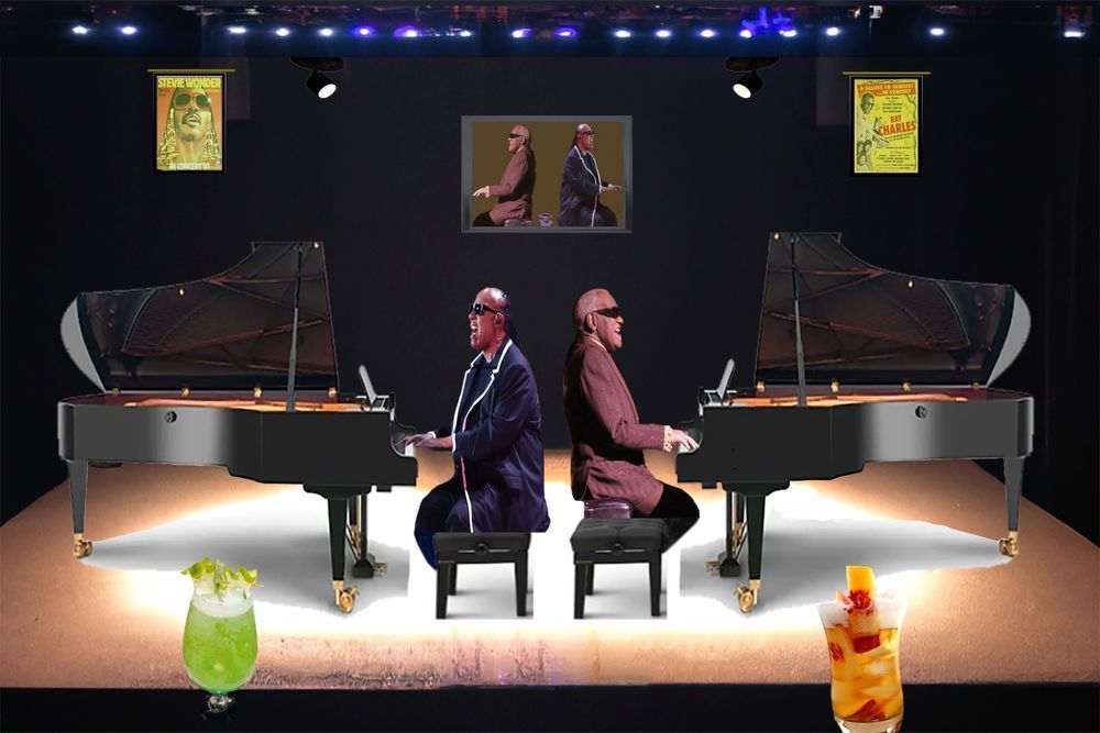 Ray & Stevie Dueling Pianos Art | Viewfinder Arts LLC