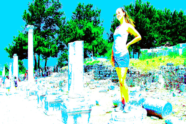 Roman Statue Of Modern Girl Art | Viewfinder Arts LLC