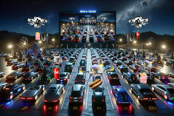 Future Drive In Theater Art | Viewfinder Arts LLC