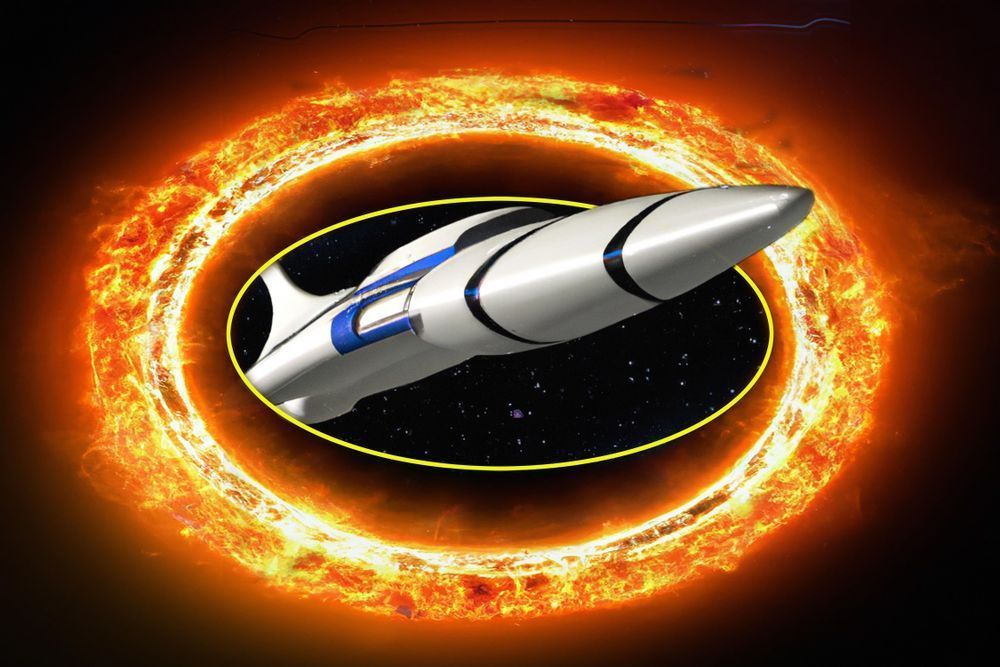 Spaceship Thru The Fire Ring Art | Viewfinder Arts LLC