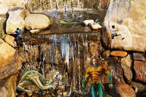 Waterfall Adventure Art | Viewfinder Arts LLC
