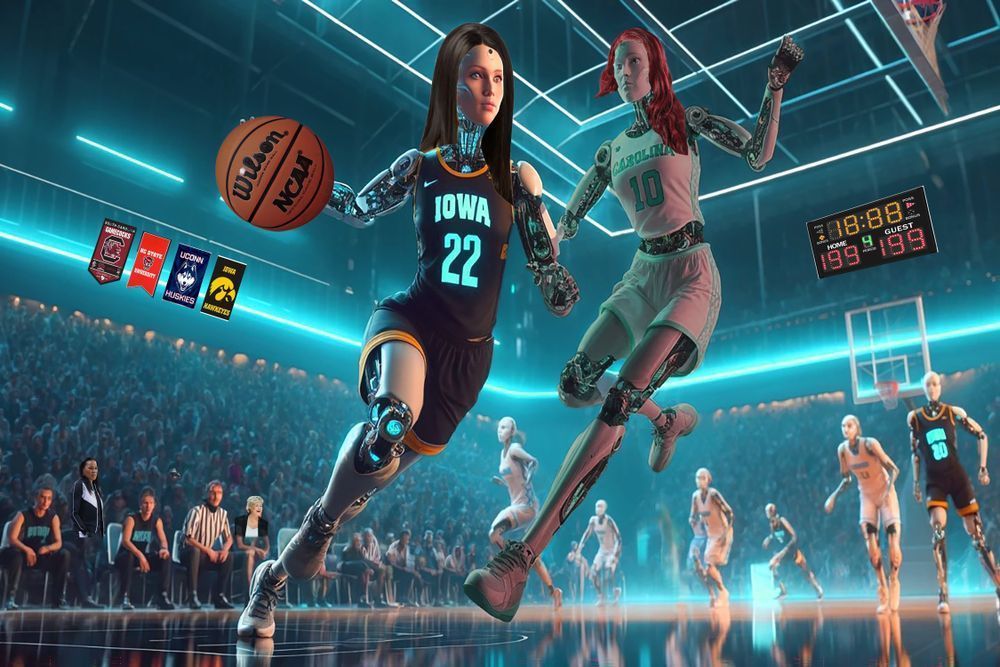 Women Basketball Robots Art | Viewfinder Arts LLC