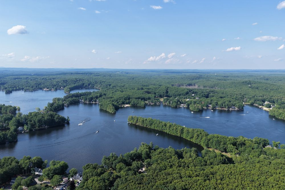 Lake Shirley From Above Photography Art | Artistic Insights Aerial Photography