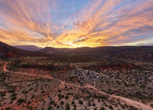 Red Rock Awakening Photography Art | Artistic Insights Aerial Photography