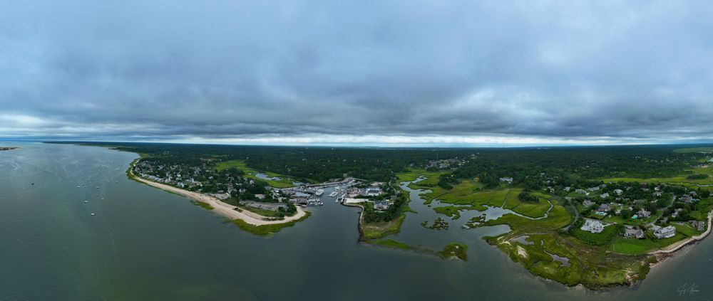 Hyannis Skyline Photography Art | Artistic Insights Aerial Photography