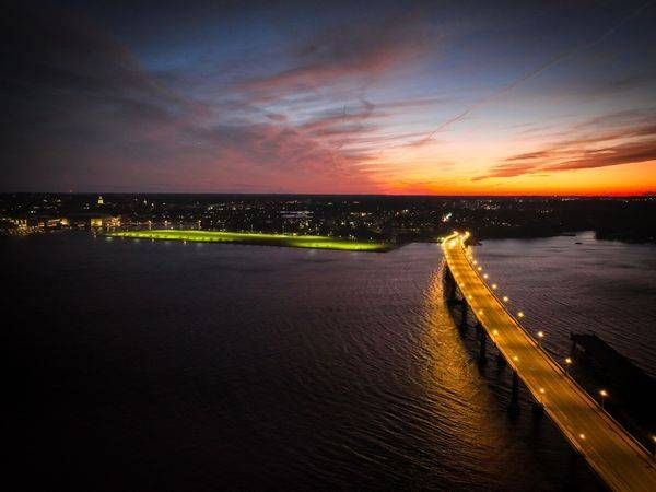 Winter Glow Over The Severn Photography Art | Artistic Insights Aerial Photography