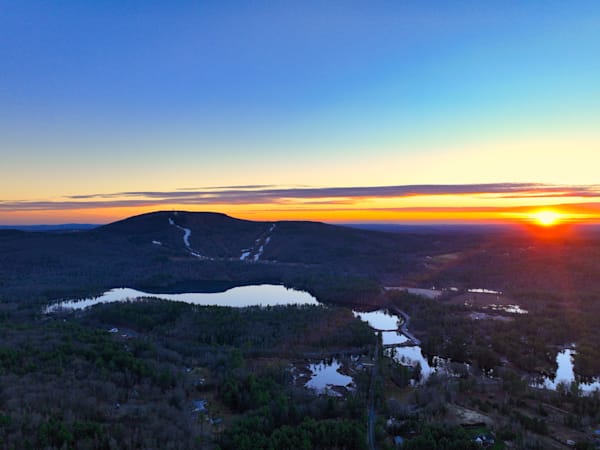 Orange Skies Photography Art | Artistic Insights Aerial Photography