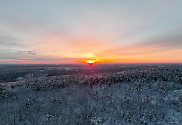 New England Winter Photography Art | Artistic Insights Aerial Photography