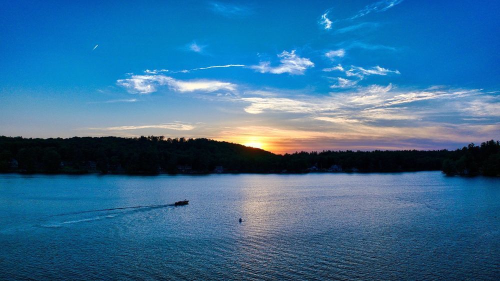 Radiant Sunset Splendor Photography Art | Artistic Insights Aerial Photography