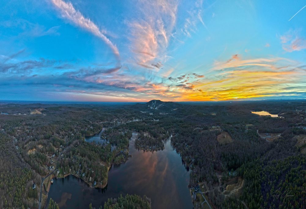 Wymans Pond Big Bay Photography Art | Artistic Insights Aerial Photography