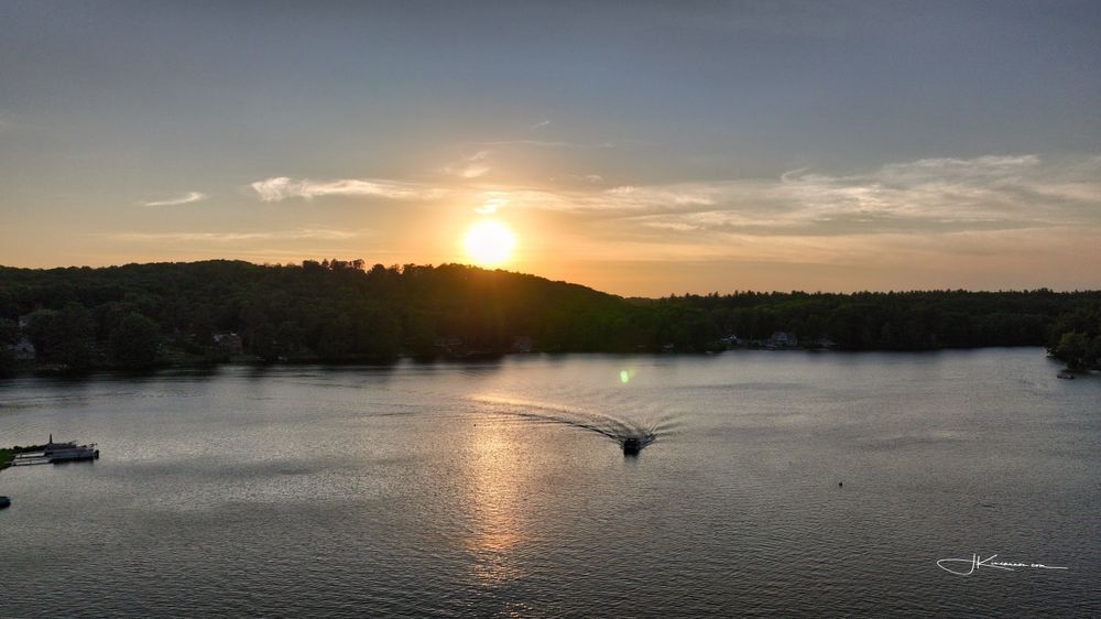 Wyman S Radiant Dusk Photography Art | Artistic Insights Aerial Photography