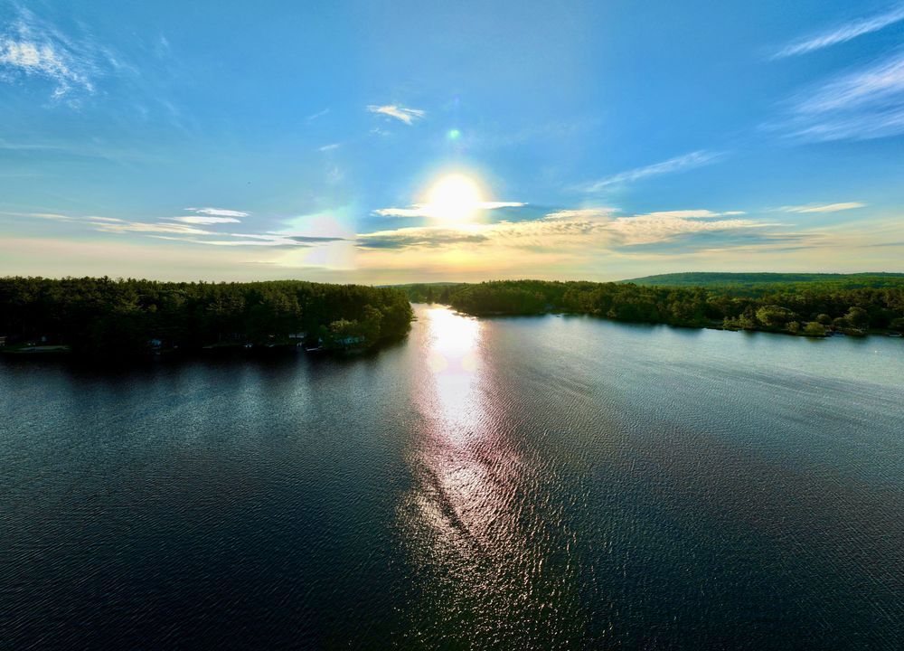 Yellow Skies Over Wyman Photography Art | Artistic Insights Aerial Photography
