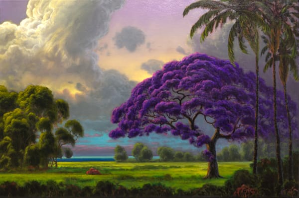 Purple Majesty Morning Art | Nathan Clements Art