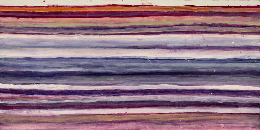 Blue Orange Stripes Art | DAS Gallerie