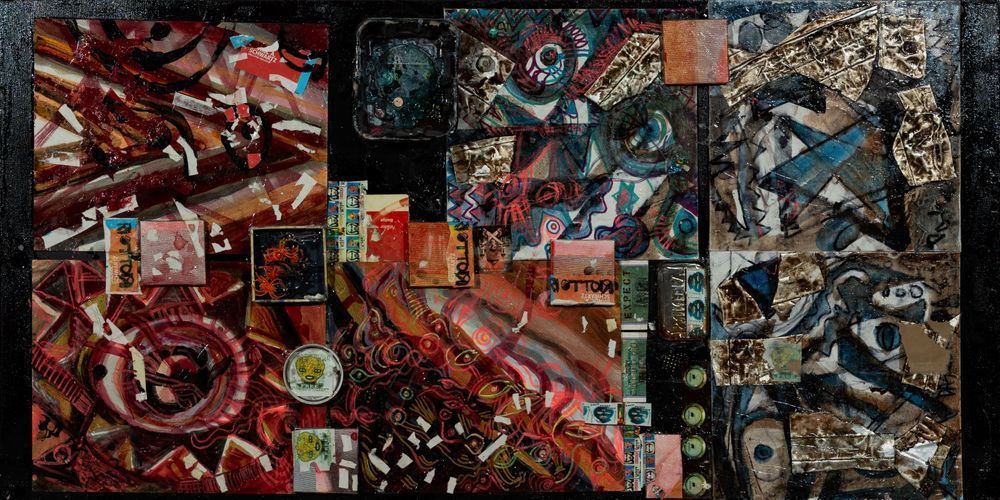 Black And Red Dread Art | DAS Gallerie