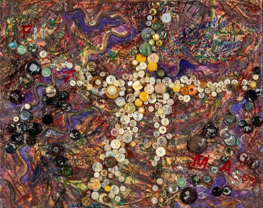 Cross Button Art | DAS Gallerie
