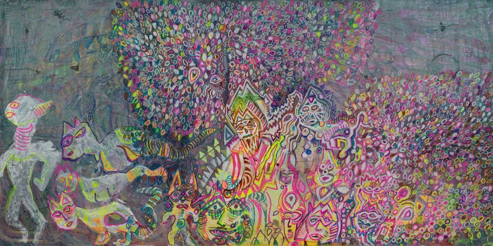 Fleeing Felines Art | DAS Gallerie