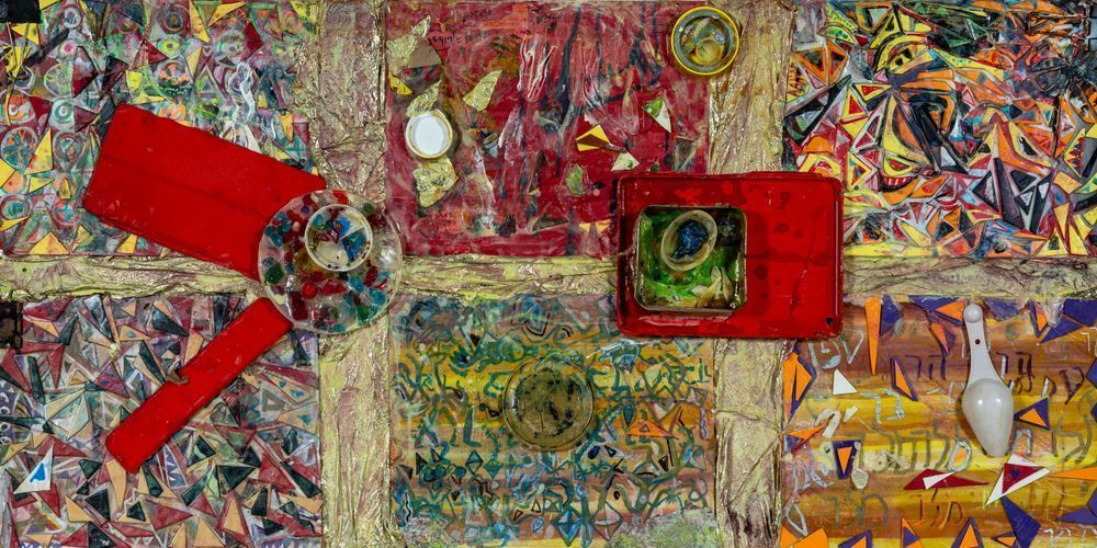 Red Gold Prayers Art | DAS Gallerie