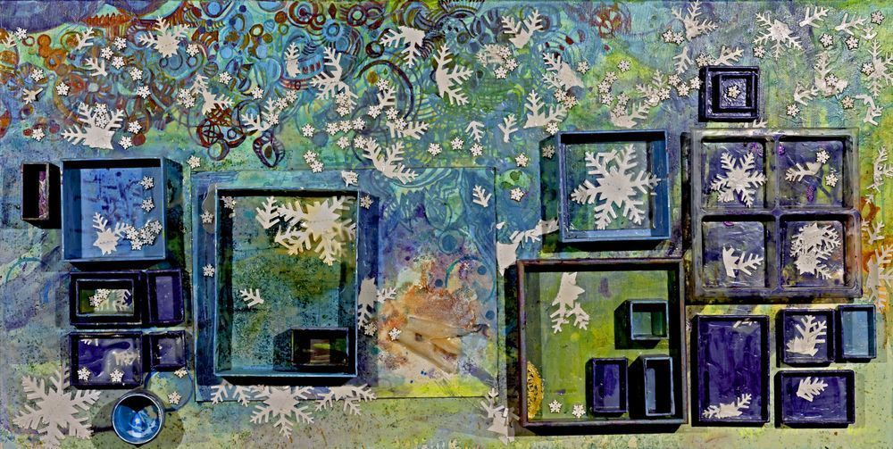 Snow Boxes Art | DAS Gallerie