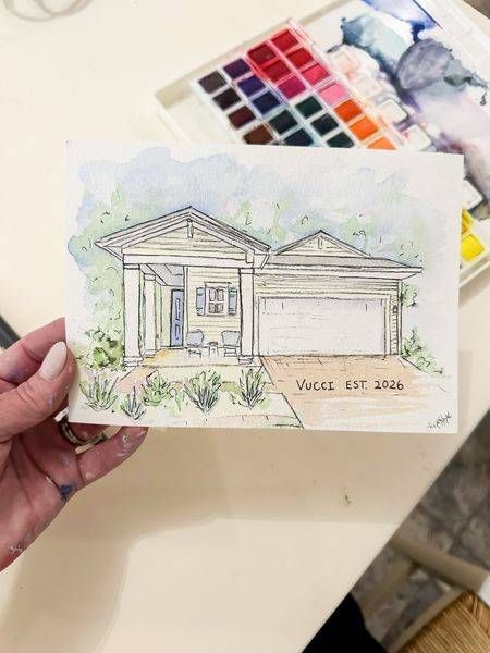Commission a Custom 5x7" Watercolor Sketch