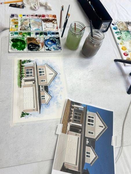 Commission a Custom 9x12" Watercolor Painting