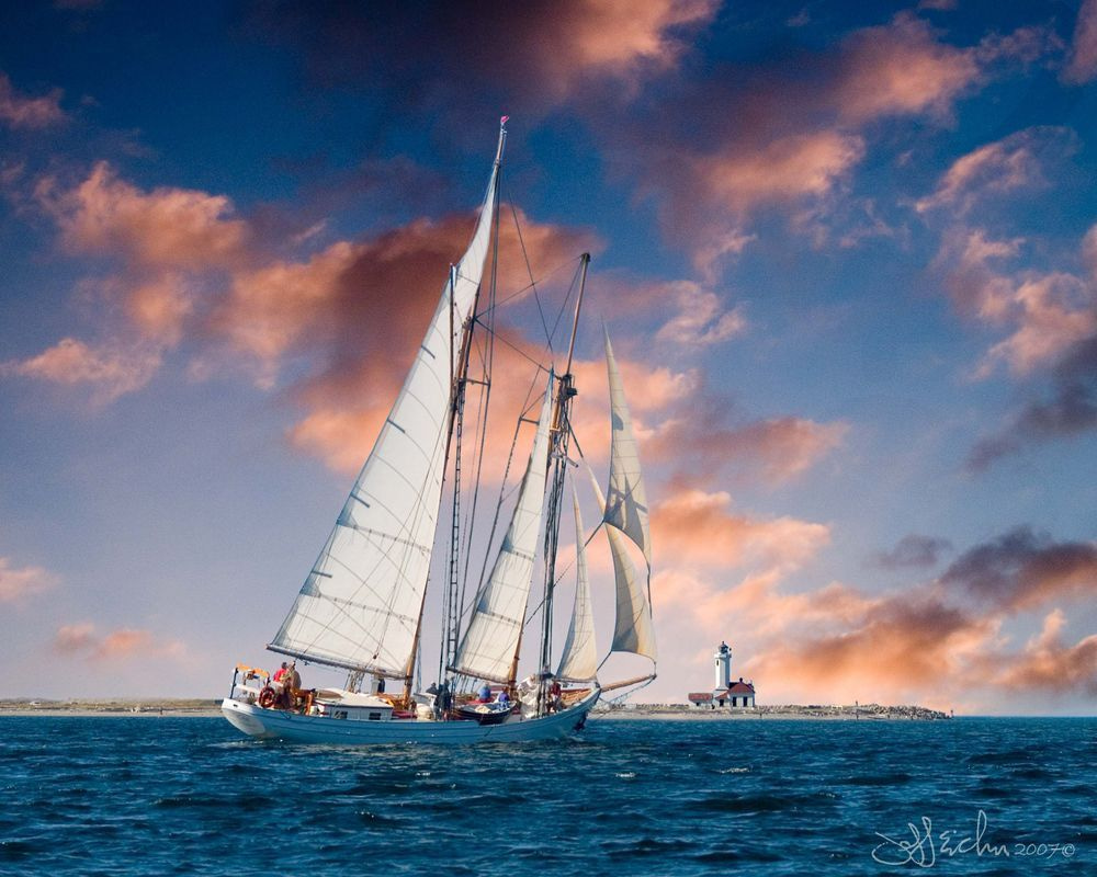 Schooner Or Later Photography Art | Jeffrey Eichen