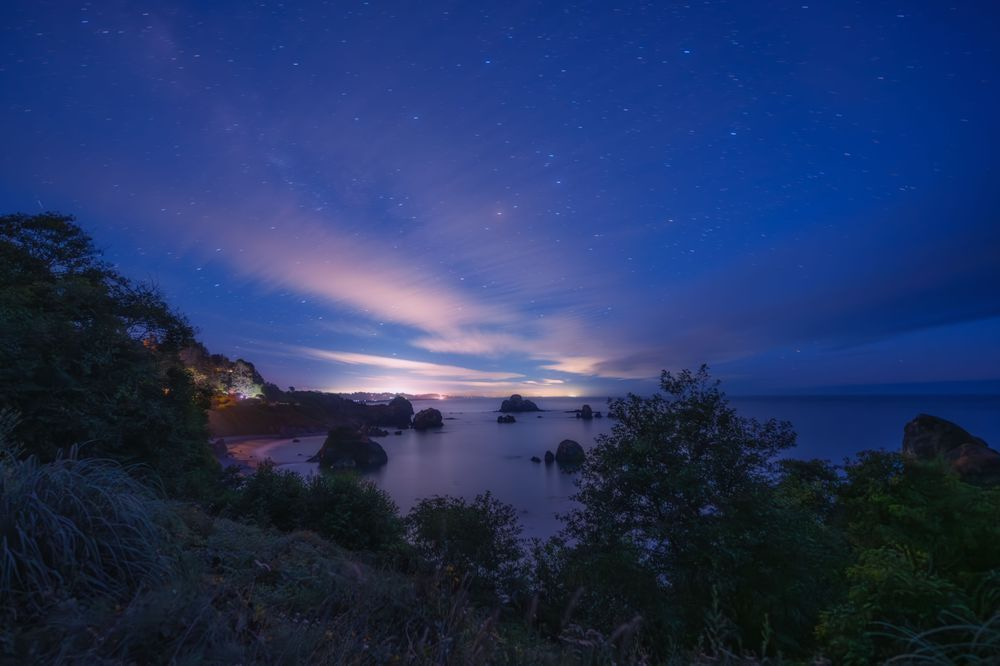 Overnight Near Trinidad, CA | Night Sky Fine Art Print