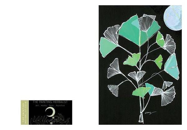 Gingko A6 Card Art | Gango Custom Printing