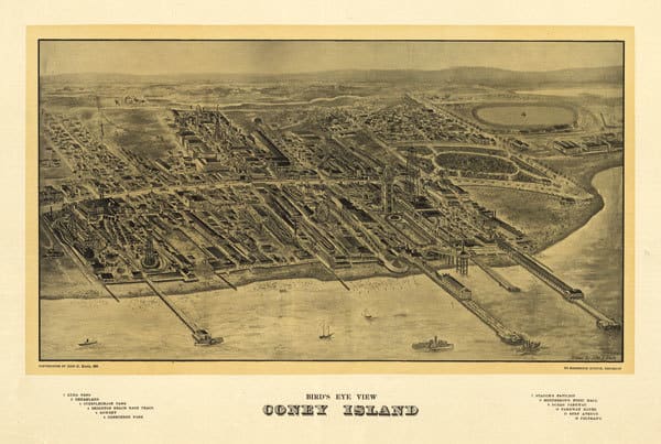 1906 Coney Island Map