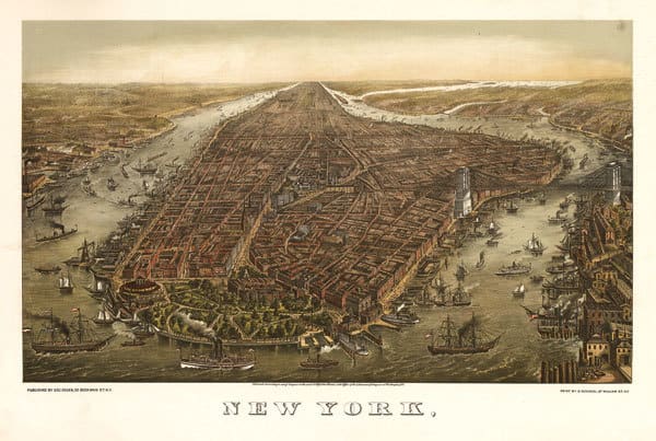 1874 NYC Map