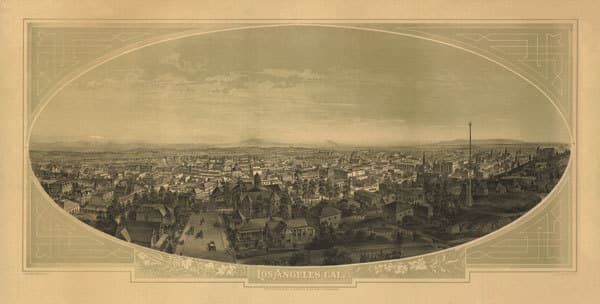 1877 Los Angeles Map