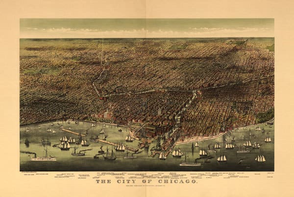 1892 Chicago Map