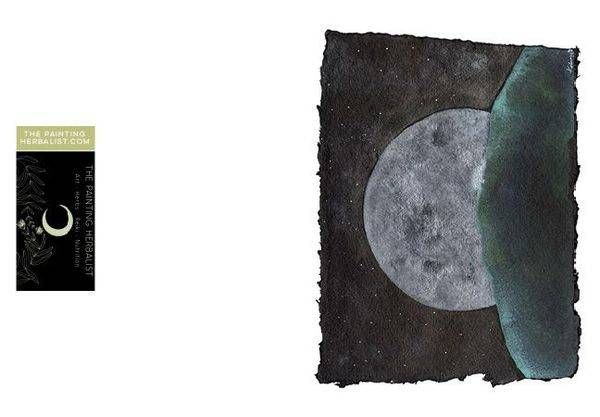 Moonrise A6 Card Art | Gango Custom Printing