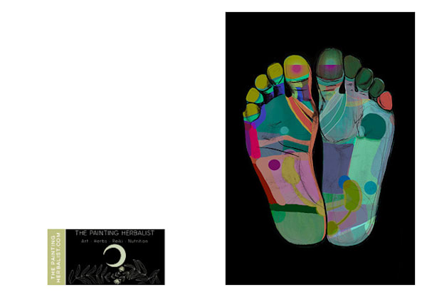 Reflexology A6 Card Art | Gango Custom Printing