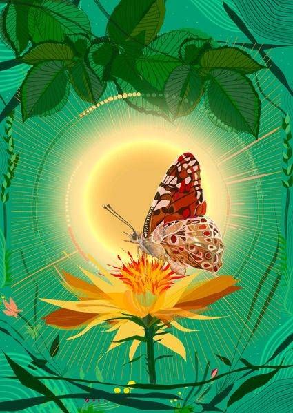 Protect The Pollinators Postcard Art | Gango Custom Printing