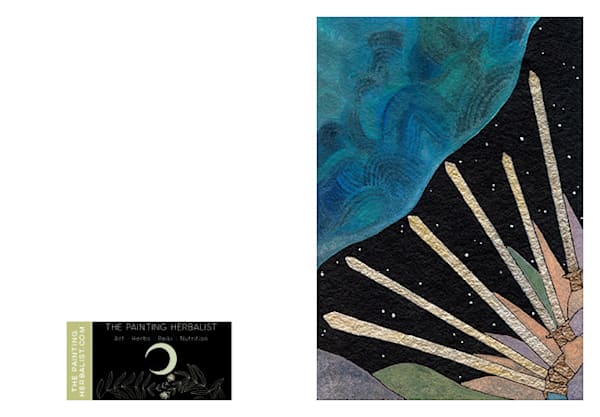 Tarot An La 6 Of Swords   A6 Card Art | Gango Custom Printing