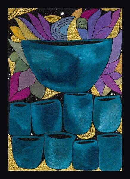 Tarot An La 9 Of Cups Art | Gango Custom Printing