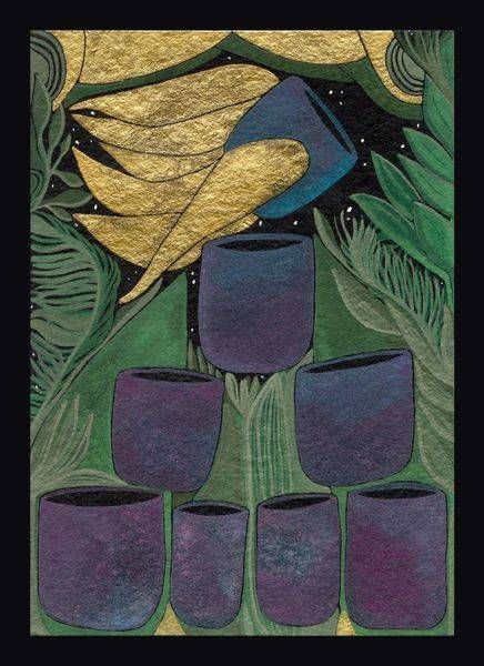 Tarot An La 8 Of Cups Art | Gango Custom Printing
