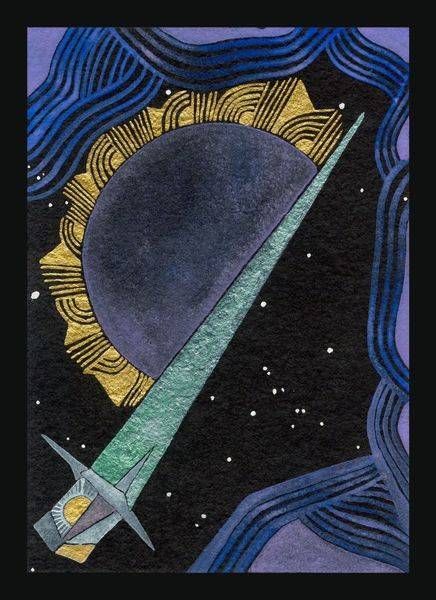 Tarot An La King Of Swords Art | Gango Custom Printing