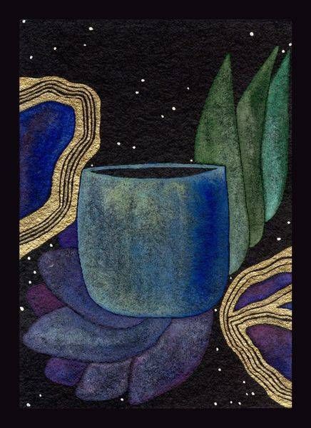 Tarot An La Page Of Cups Art | Gango Custom Printing