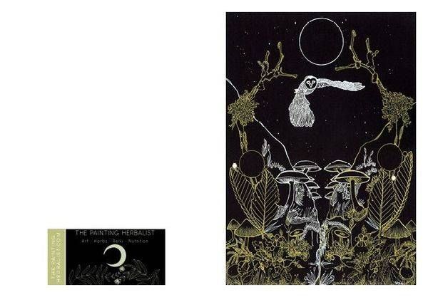 The Owl A6 Card Art | Gango Custom Printing