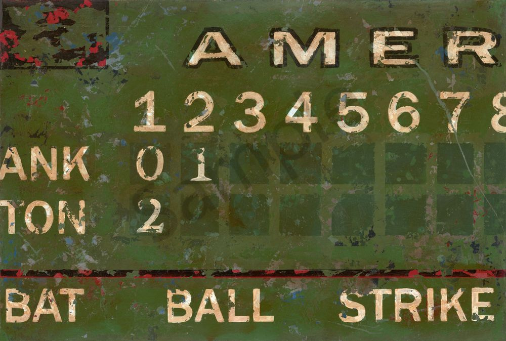 Sp601 Green Scoreboard Art | Gango Custom Printing